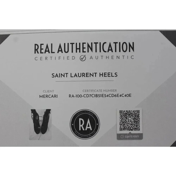 ladies SAINT LAURENT PARIS Black Heels size 38.5 - Picture 11 of 11